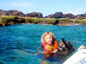 Swimming with Dad